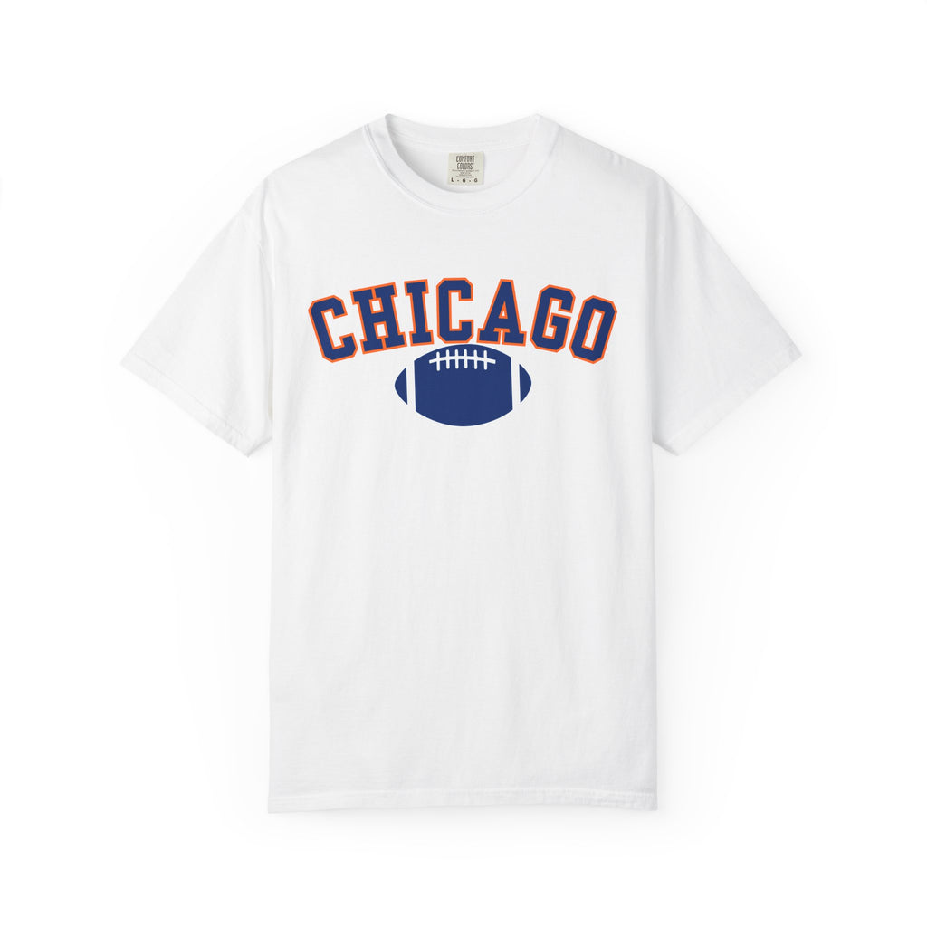 Sporty Soul. Unisex, Garment-Dyed, Crew Neck, Short Sleeve, Graphic T-Shirt. Chicago.