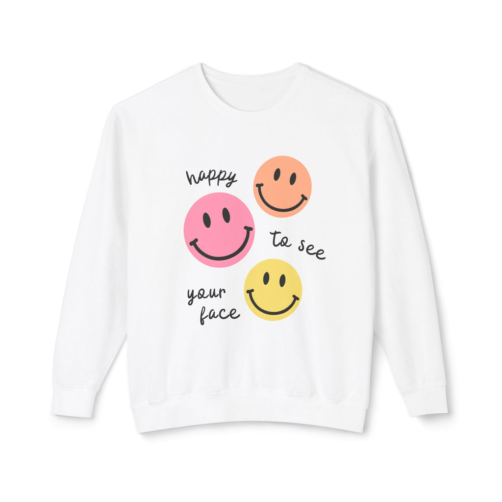 Teacher Magic. Unisex, Crew Neck, Lightweight Sweatshirt. Happy Face.