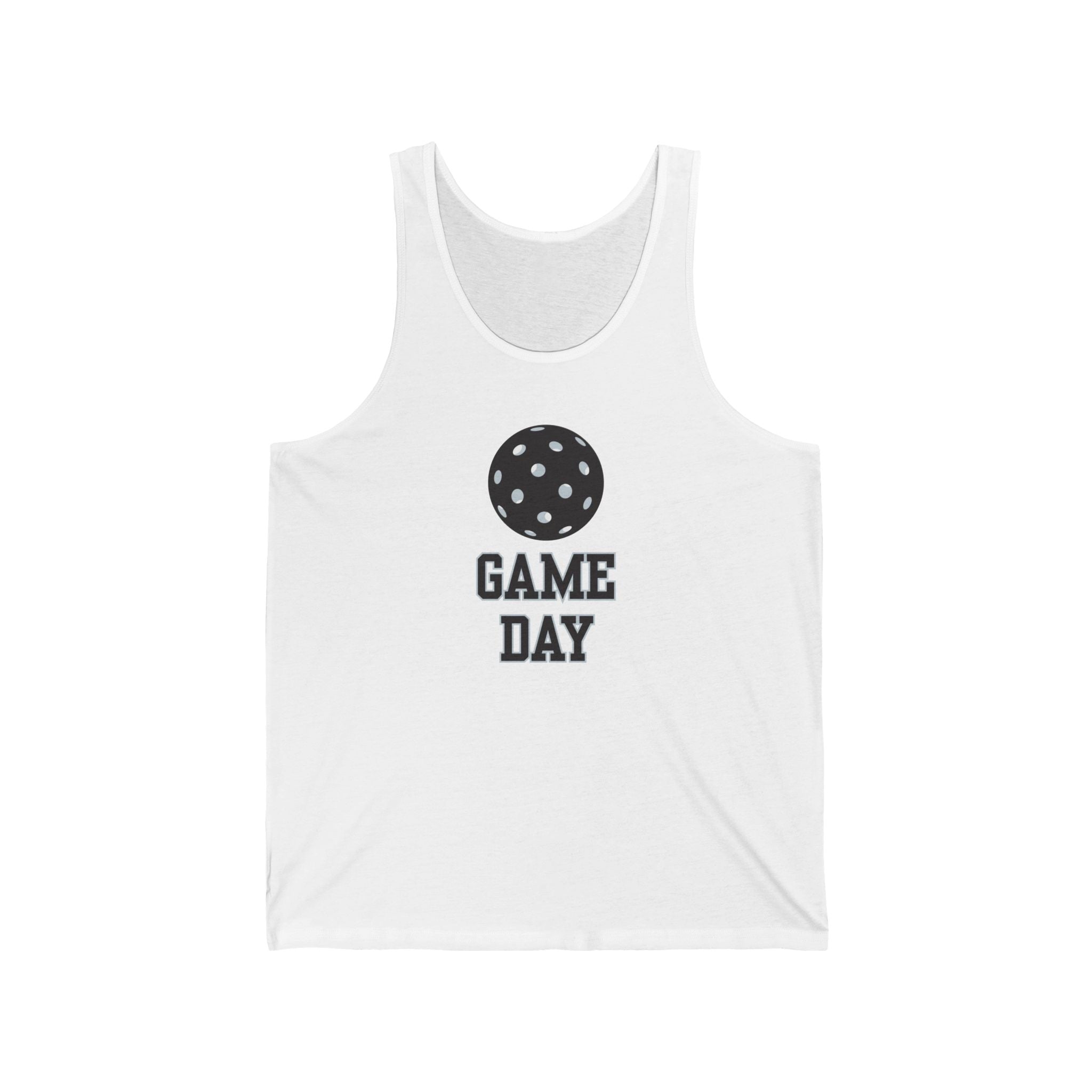 Pickleball. Unisex Jersey Tank.  Game Day.