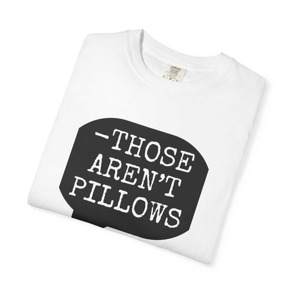 Holiday Moon. Unisex, Crew Neck, Short Sleeve, Graphic T-Shirt. Those Aren't Pillows.