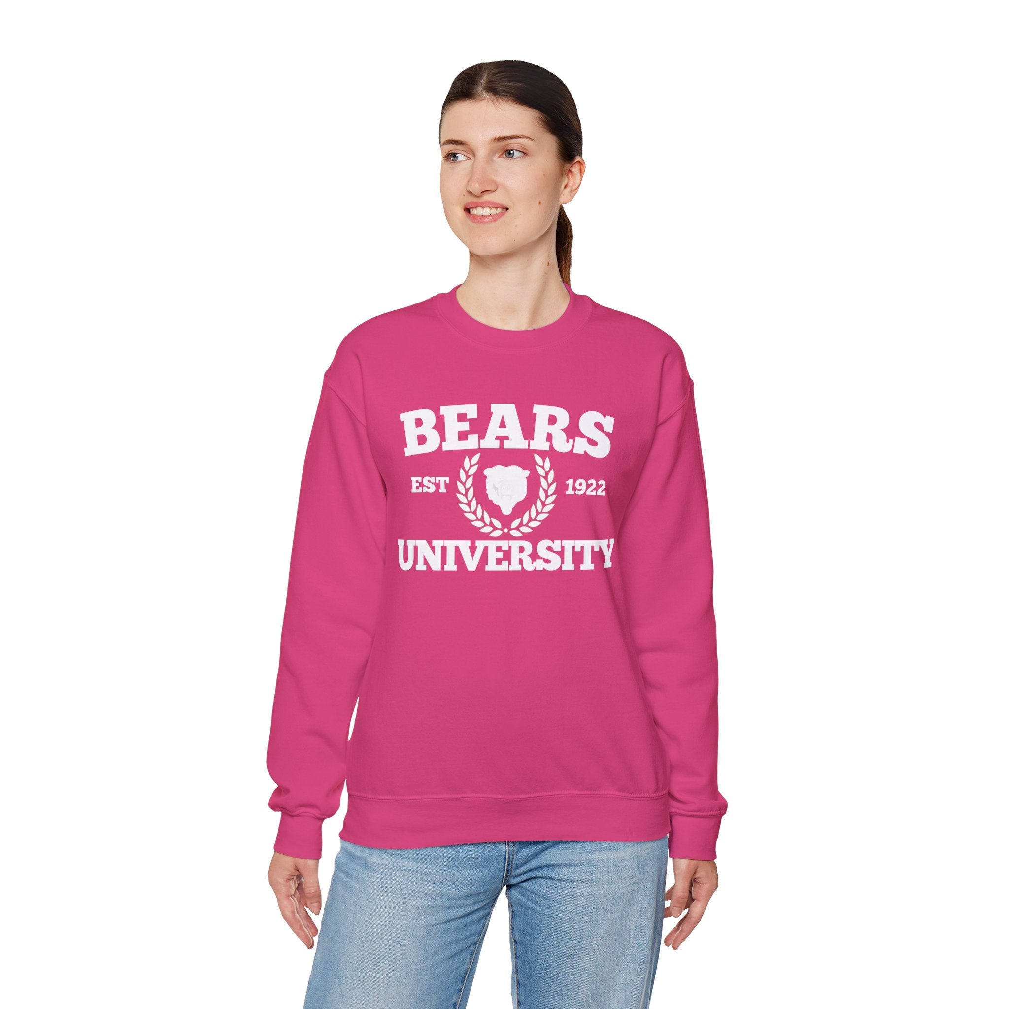 Sporty Soul. Ladies, Crew Neck, Medium Weight, Graphic Sweatshirt. University Style.