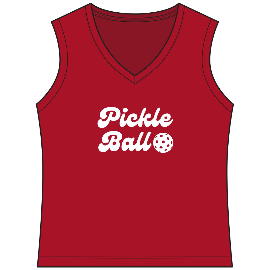 A New Pickleball Dryfit. Ladies Athletic Tank – Lightweight Pickleball Performance Top | Sleeveless Activewear