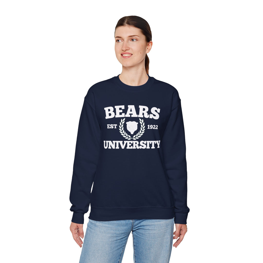 Sporty Soul. Ladies, Crew Neck, Medium Weight, Graphic Sweatshirt. University Style.