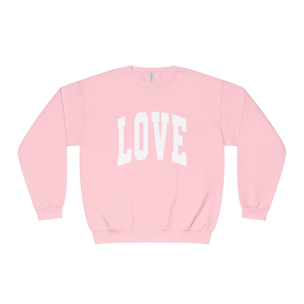 A Valentine Holiday Moon. Ladies, Crew Neck, Medium-Heavy NuBlend fleece/cotton, Graphic Sweatshirt. LOVE.