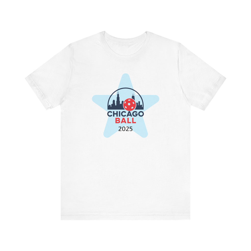 Pickleball. Unisex, Crew Neck, Short Sleeve, Graphic T-Shirt. Chicago Star 2025.