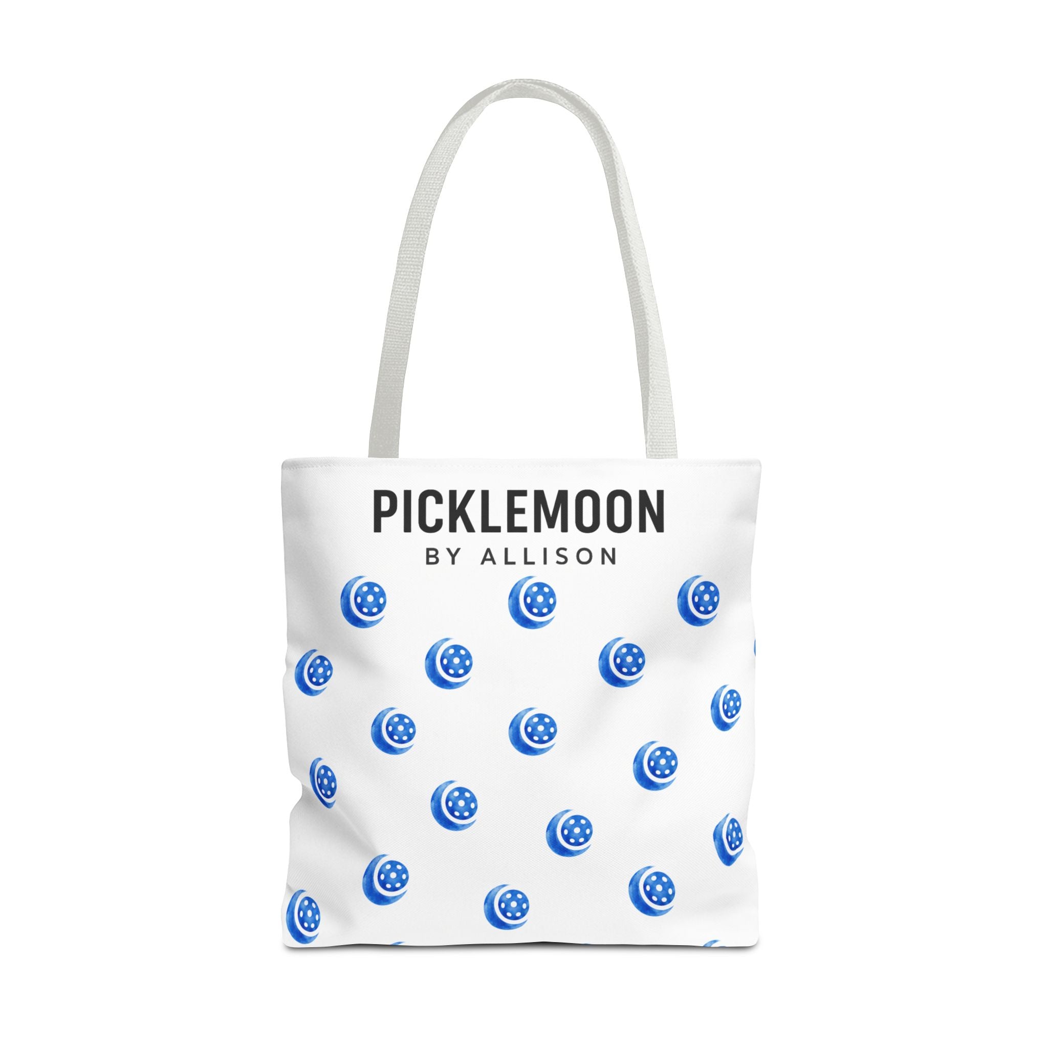 Picklemoon Pattern Tote Bag — Blue Moon Logo All-Over Print Tote