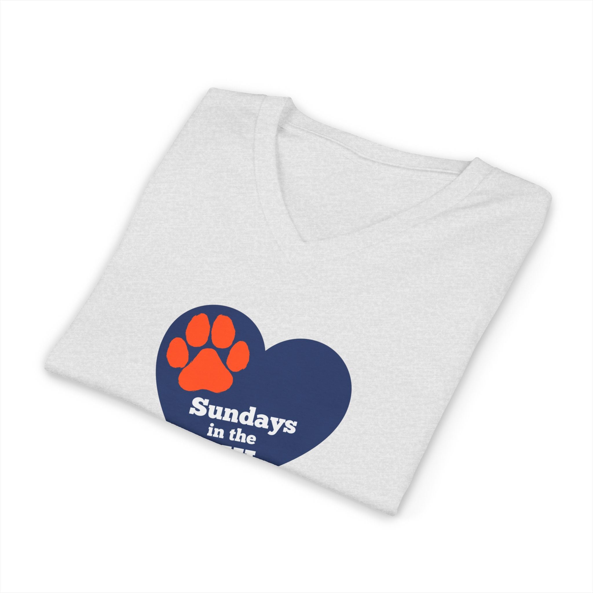 Sporty Soul. Unisex, V-Neck, Short Sleeve, Graphic T-Shirt. Sundays in the Chi.