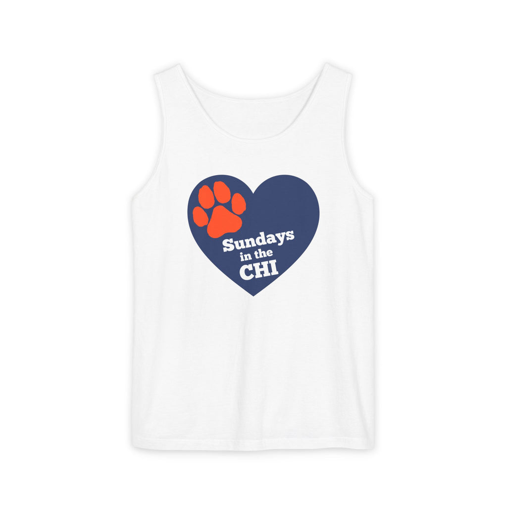 Sporty Soul. Unisex, Lightweight, Cotton, Graphic Tank. Sundays in the CHI.
