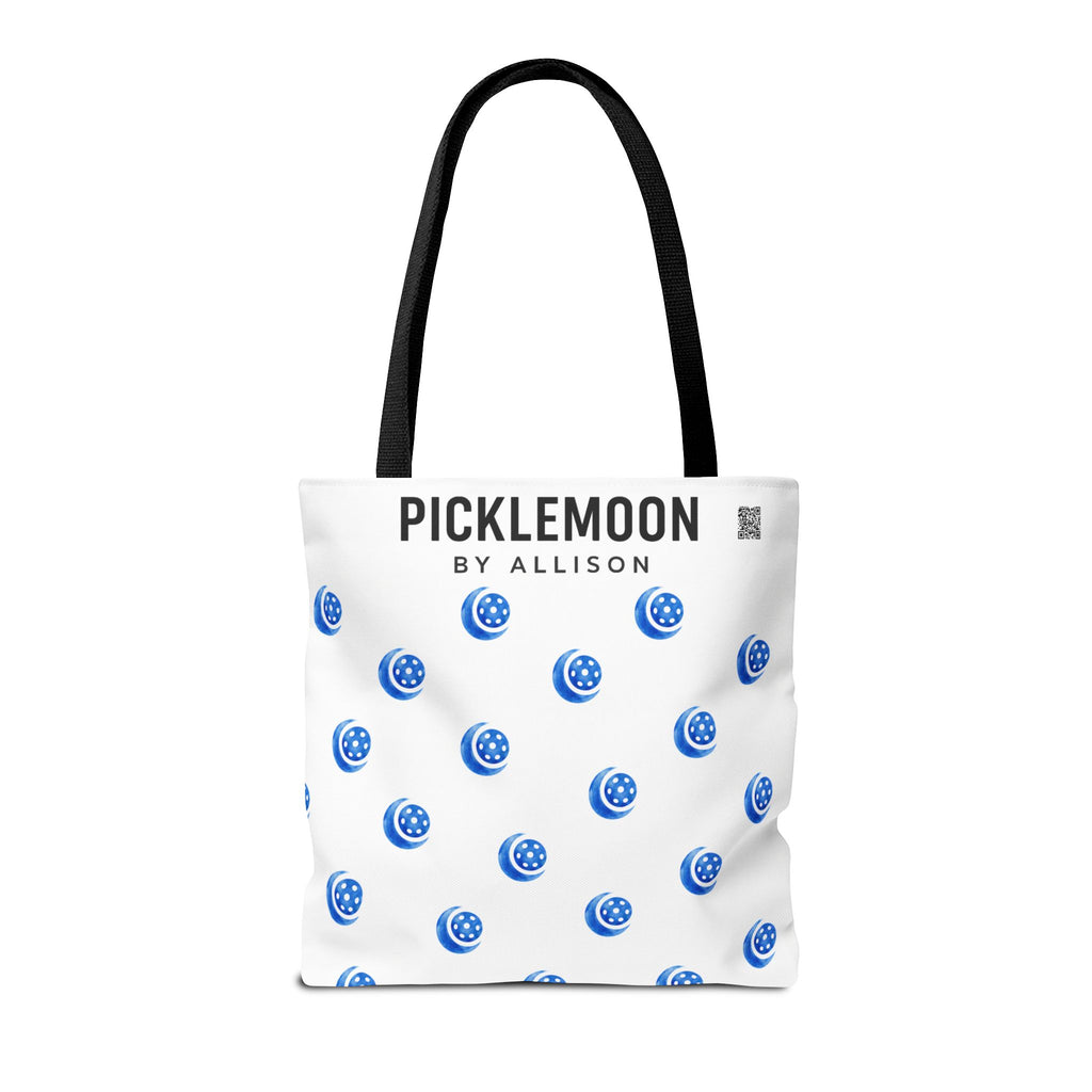 Picklemoon Pattern Tote Bag — Blue Moon Logo All-Over Print Tote