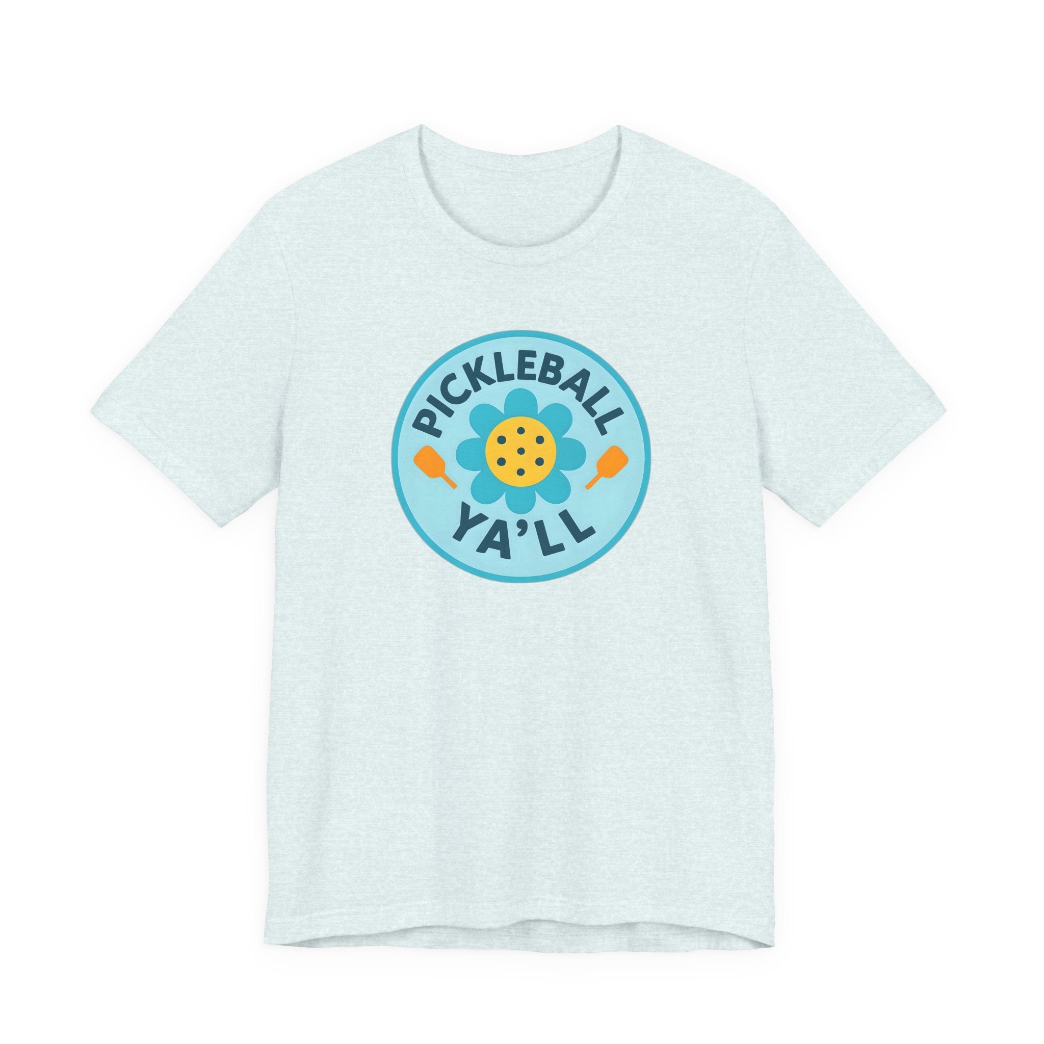Pickleball. Unisex, Crew Neck, Short Sleeve, Graphic T-Shirt. Pickleball Y'all.