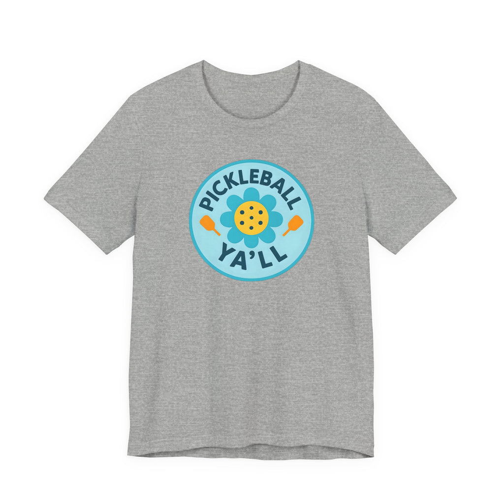 Pickleball. Unisex, Crew Neck, Short Sleeve, Graphic T-Shirt. Pickleball Y'all.