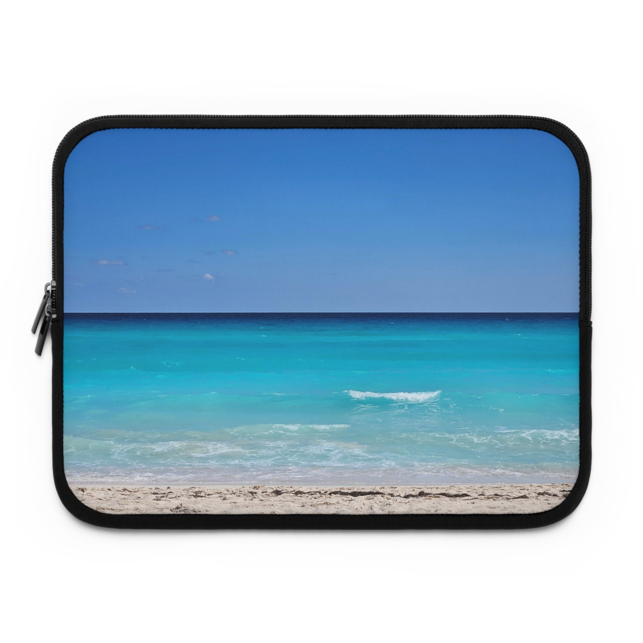 Coastal Collection. Beach Waves Laptop Sleeve - Tropical Ocean Photo Laptop Case