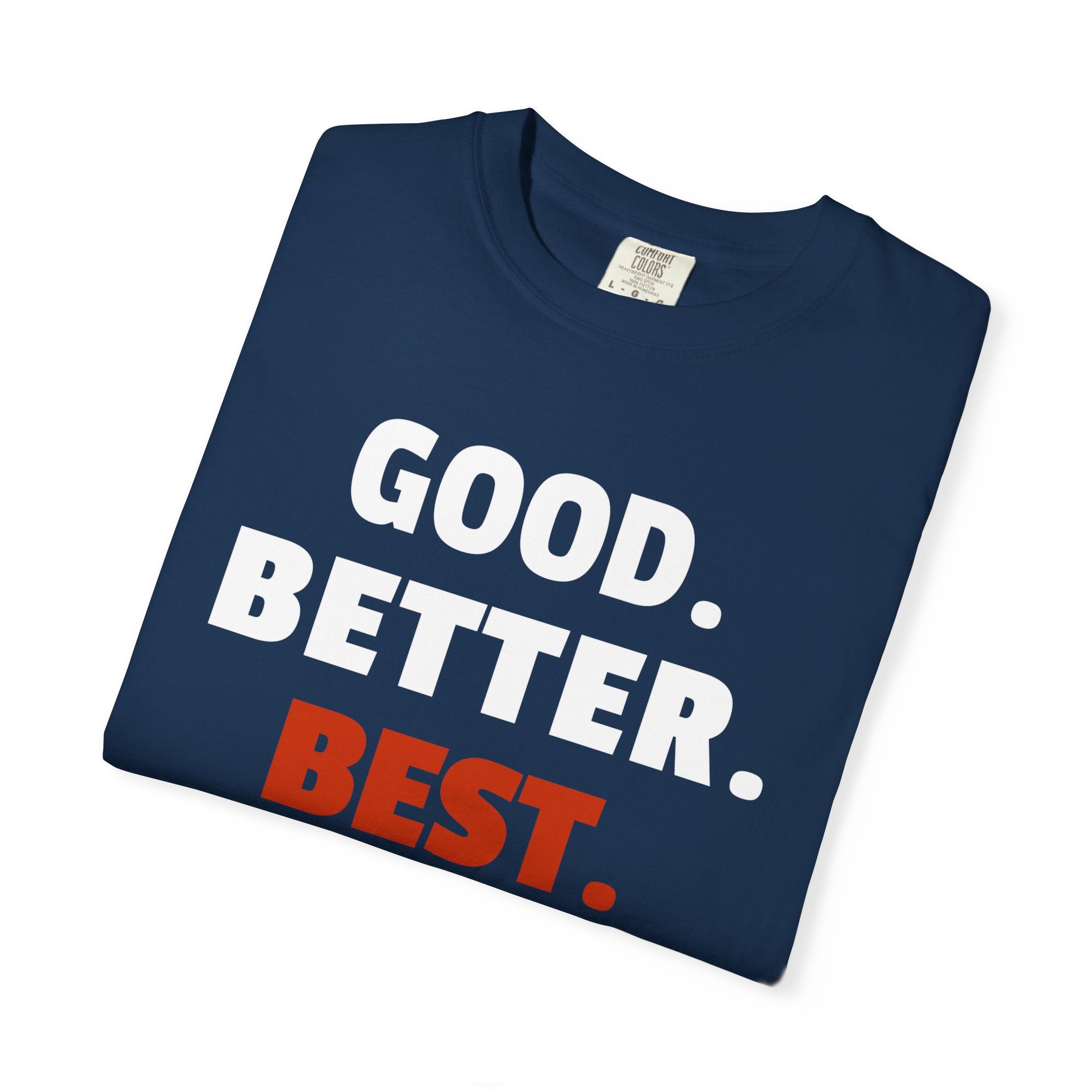 Sporty Soul.  Unisex/Mens, Crew Neck, Short Sleeve, Graphic T-Shirt. "Good. Better. Best."