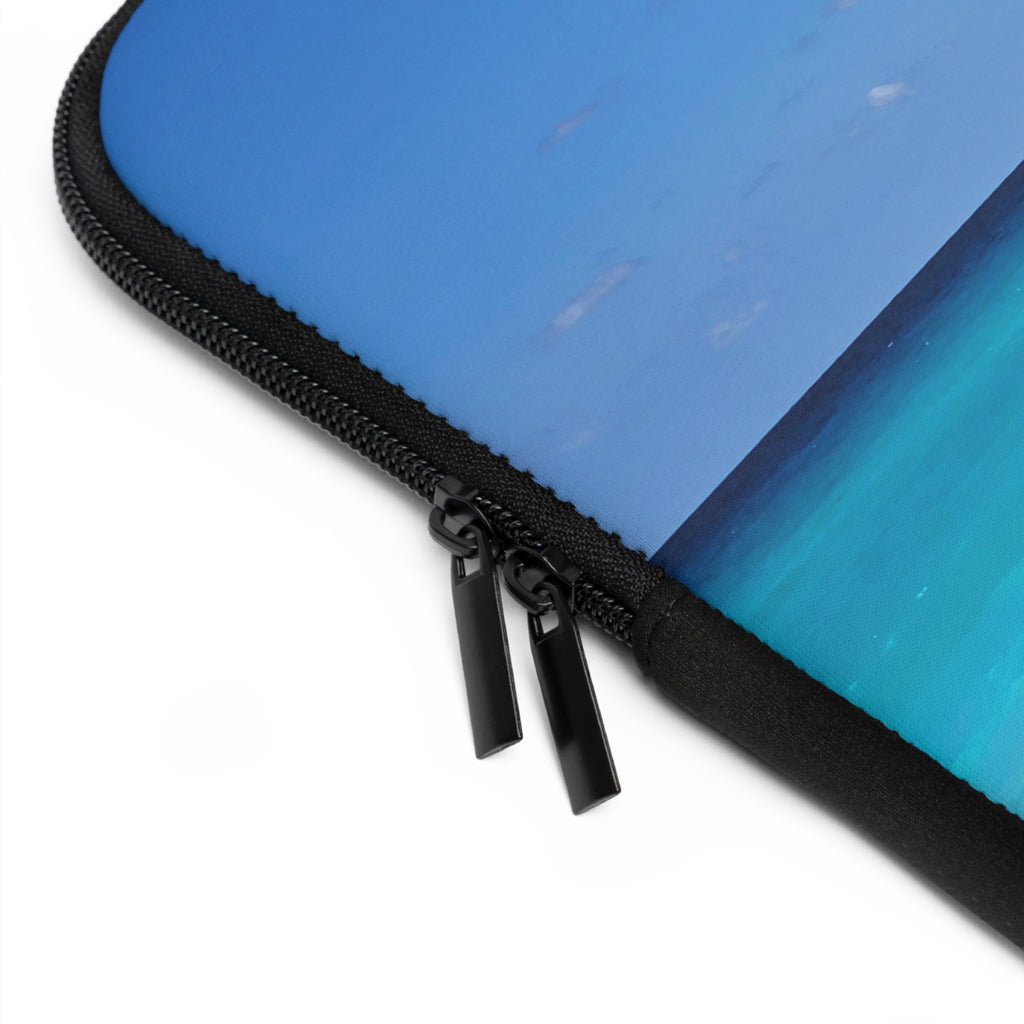 Coastal Collection. Beach Waves Laptop Sleeve - Tropical Ocean Photo Laptop Case