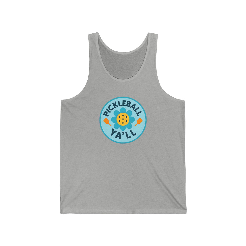 Pickleball. Unisex Jersey Tank.  Pickleball Ya'll.