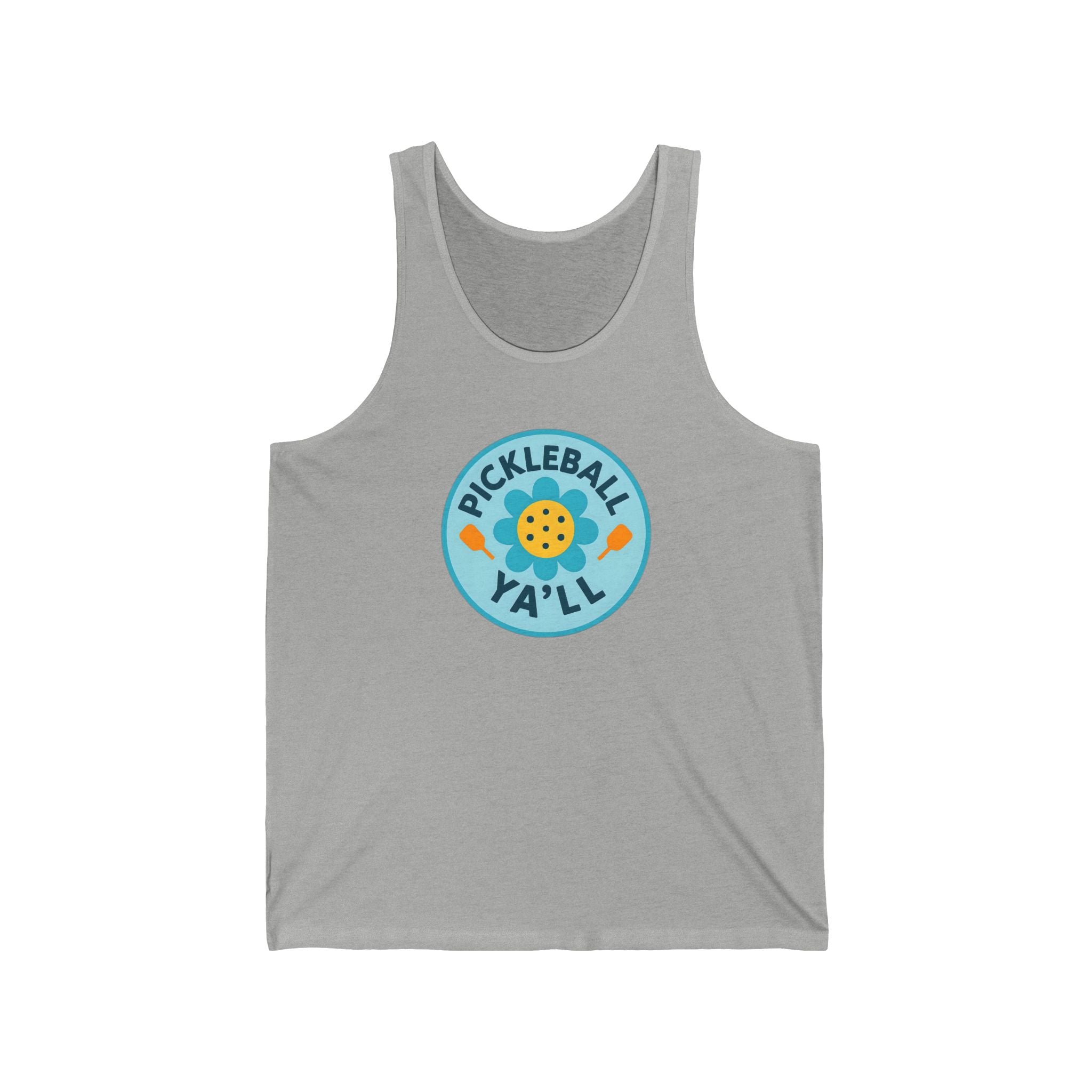 Pickleball. Unisex Jersey Tank.  Pickleball Ya'll.