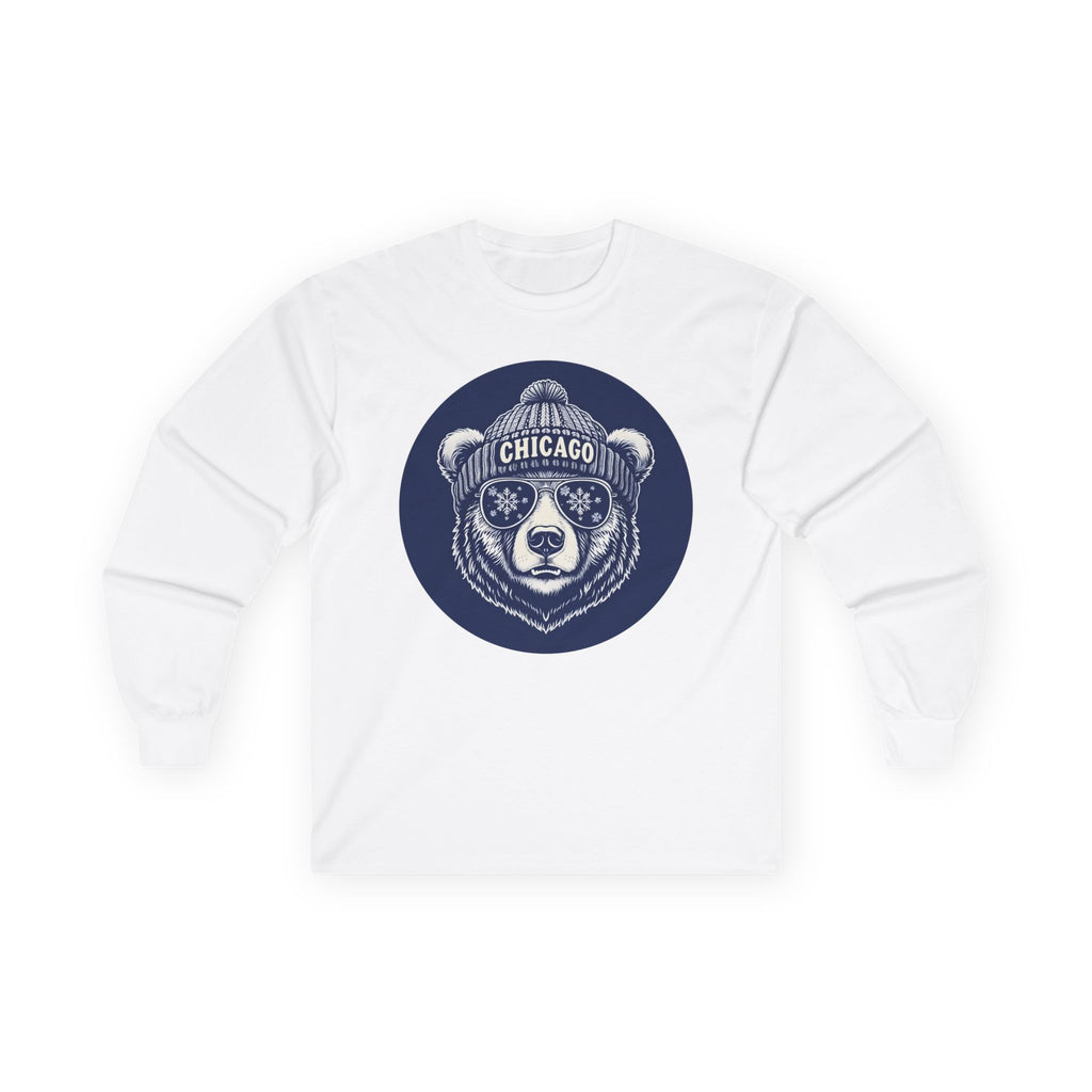 Sporty Soul. Unisex, Crew Neck, Long Sleeve, Graphic T-Shirt. Retro Winter Beanie Bear.