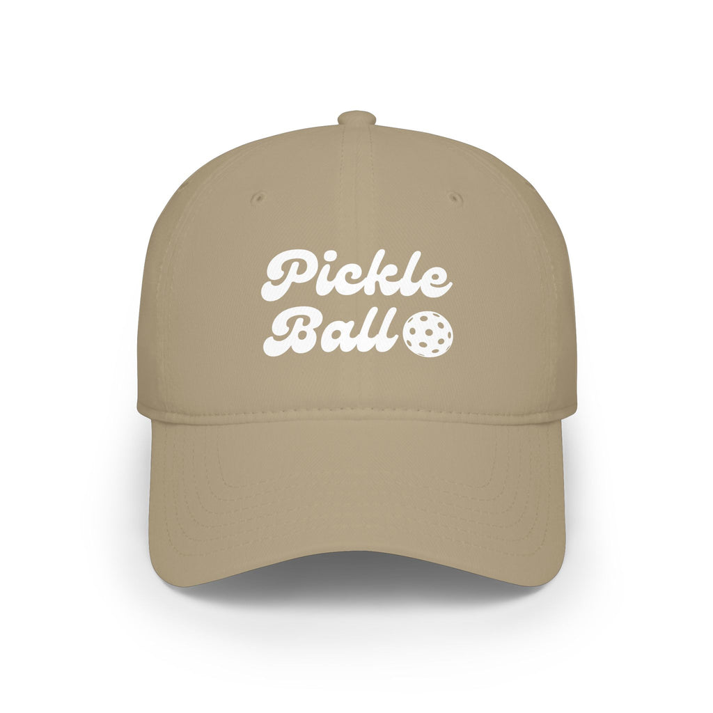 Pickleball. Low Profile Baseball Cap. Pickleball. 6 Colors to Choose From.