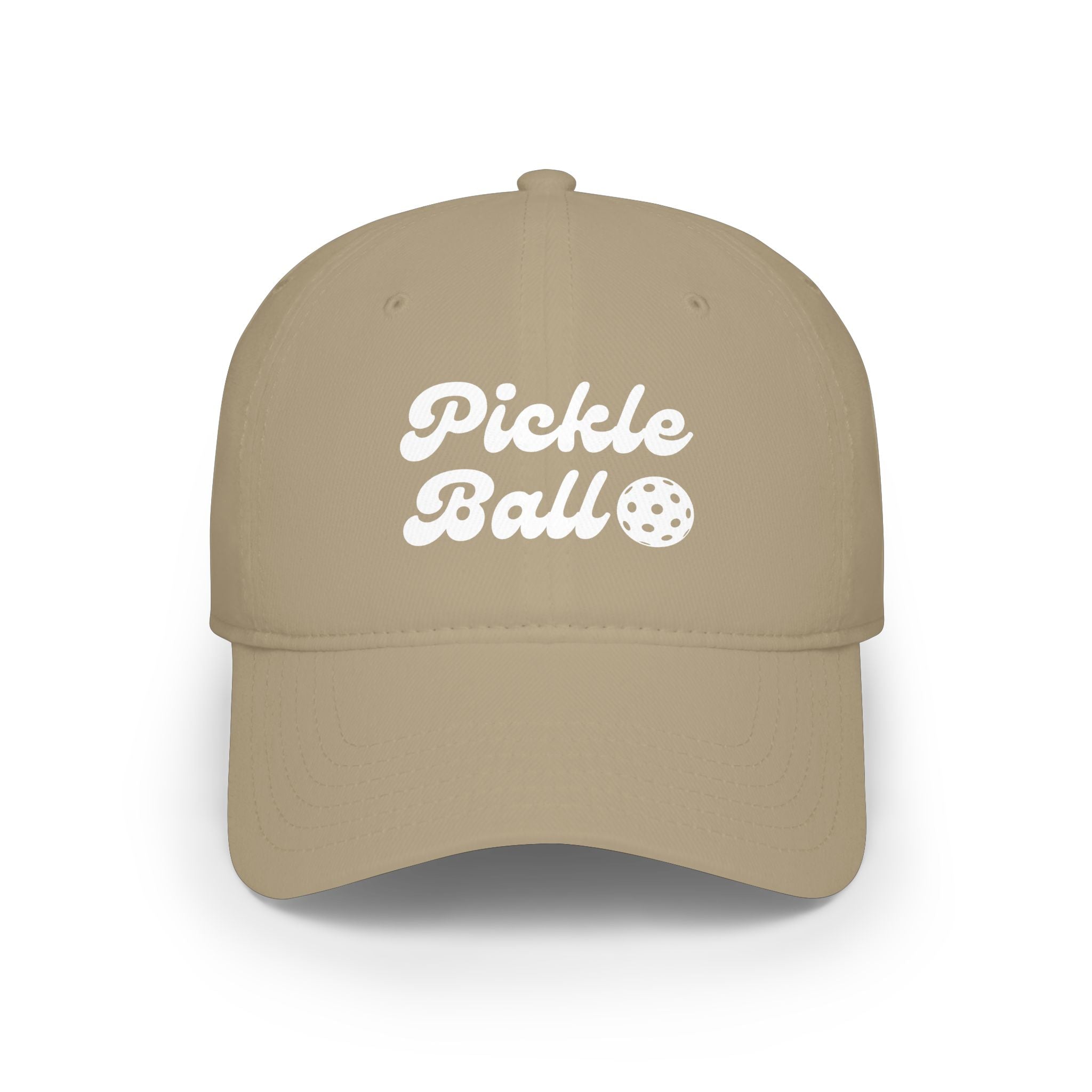 Pickleball. Low Profile Baseball Cap. Pickleball. 6 Colors to Choose From.