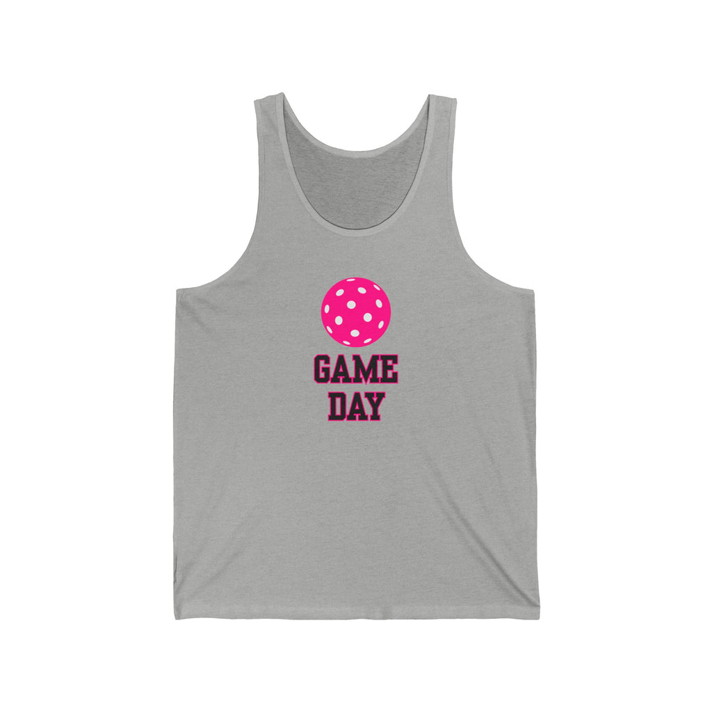 Pickleball. Unisex Jersey Tank.  Game Day.