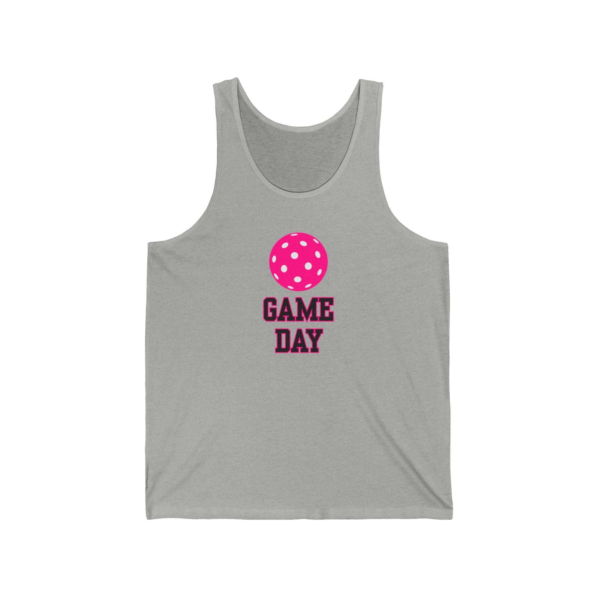 Pickleball. Unisex Jersey Tank.  Game Day.