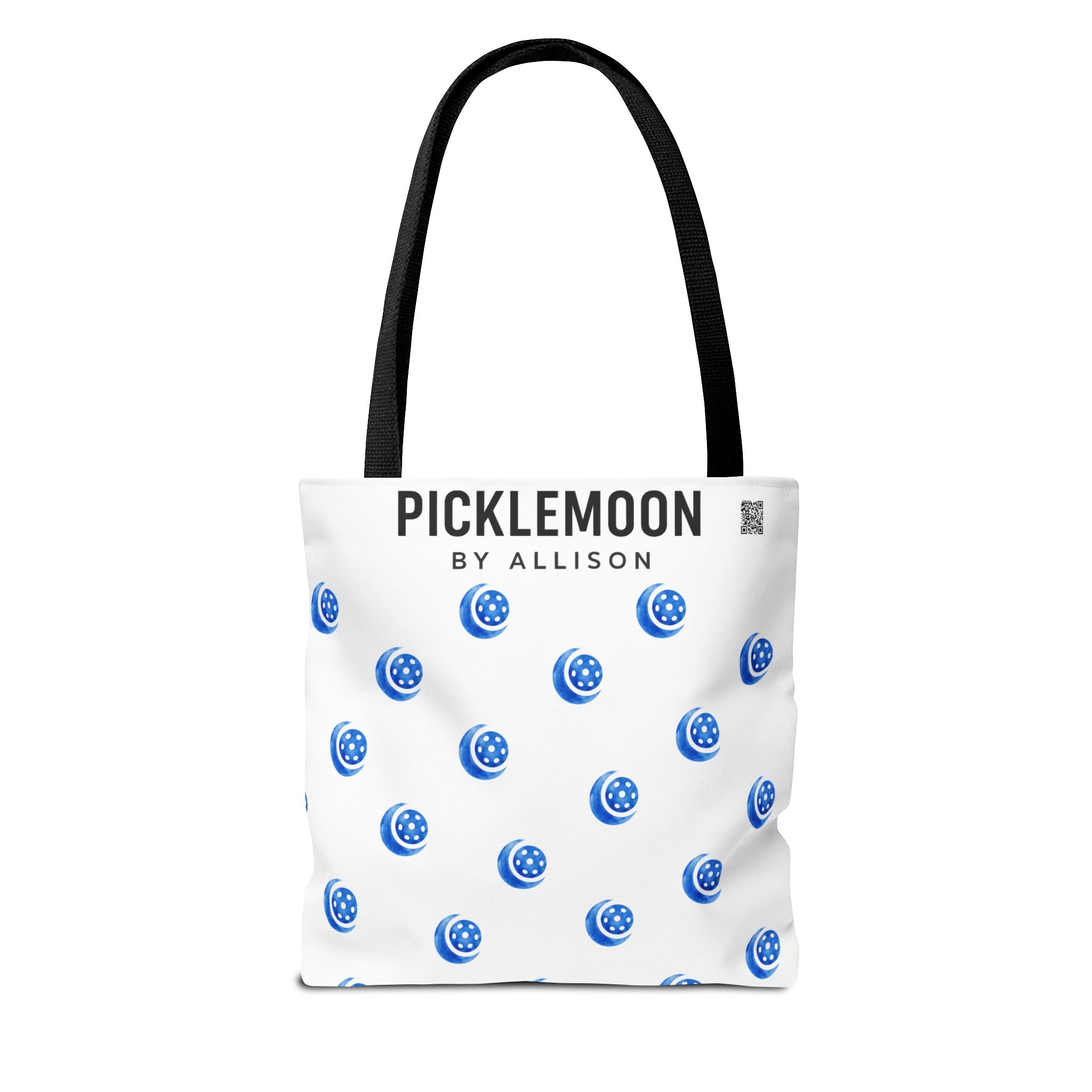 Picklemoon Pattern Tote Bag — Blue Moon Logo All-Over Print Tote