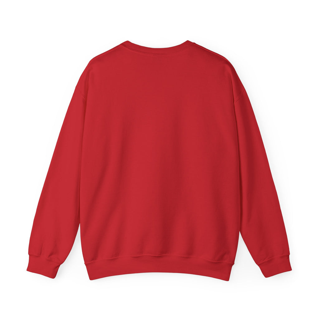 The Zodiac Collection. Unisex Garment-Dyed Crew Neck, Graphic Sweatshirt. Aries in Red.