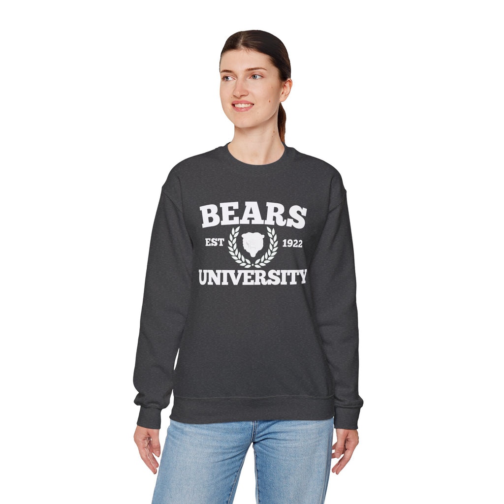 Sporty Soul. Ladies, Crew Neck, Medium Weight, Graphic Sweatshirt. University Style.