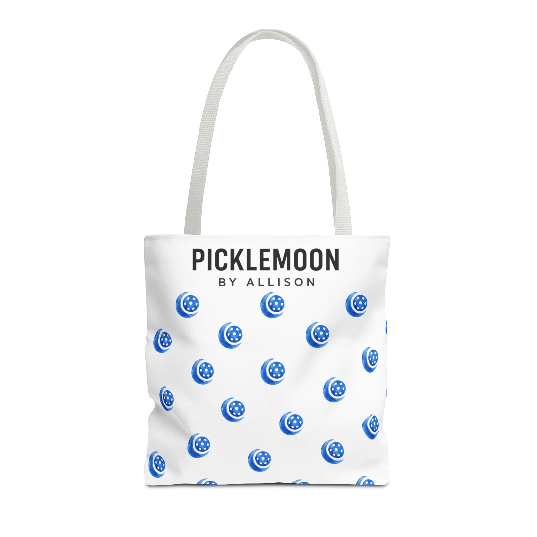 Picklemoon Pattern Tote Bag — Blue Moon Logo All-Over Print Tote