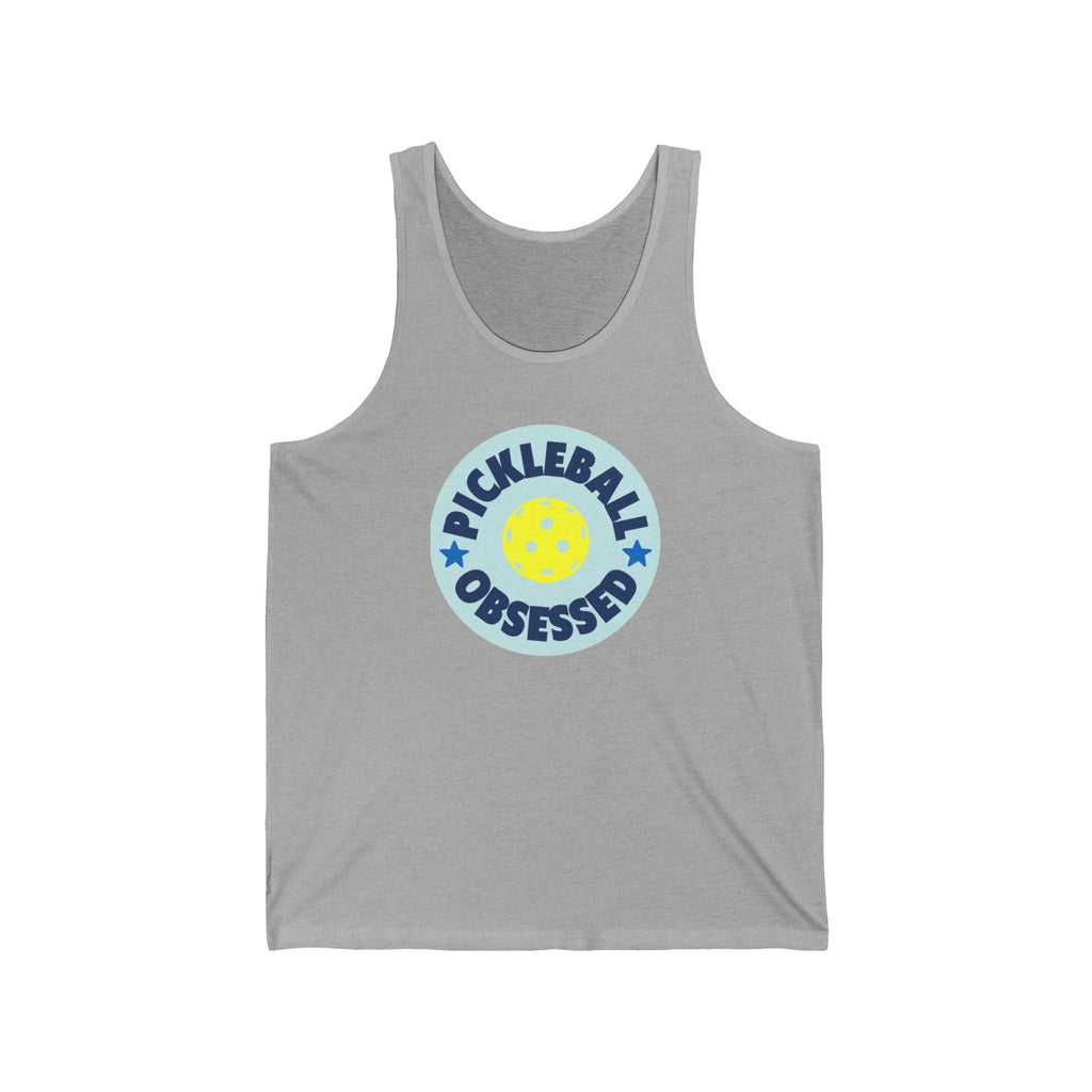 Pickleball. Unisex Jersey Tank.  Pickleball Obsessed.
