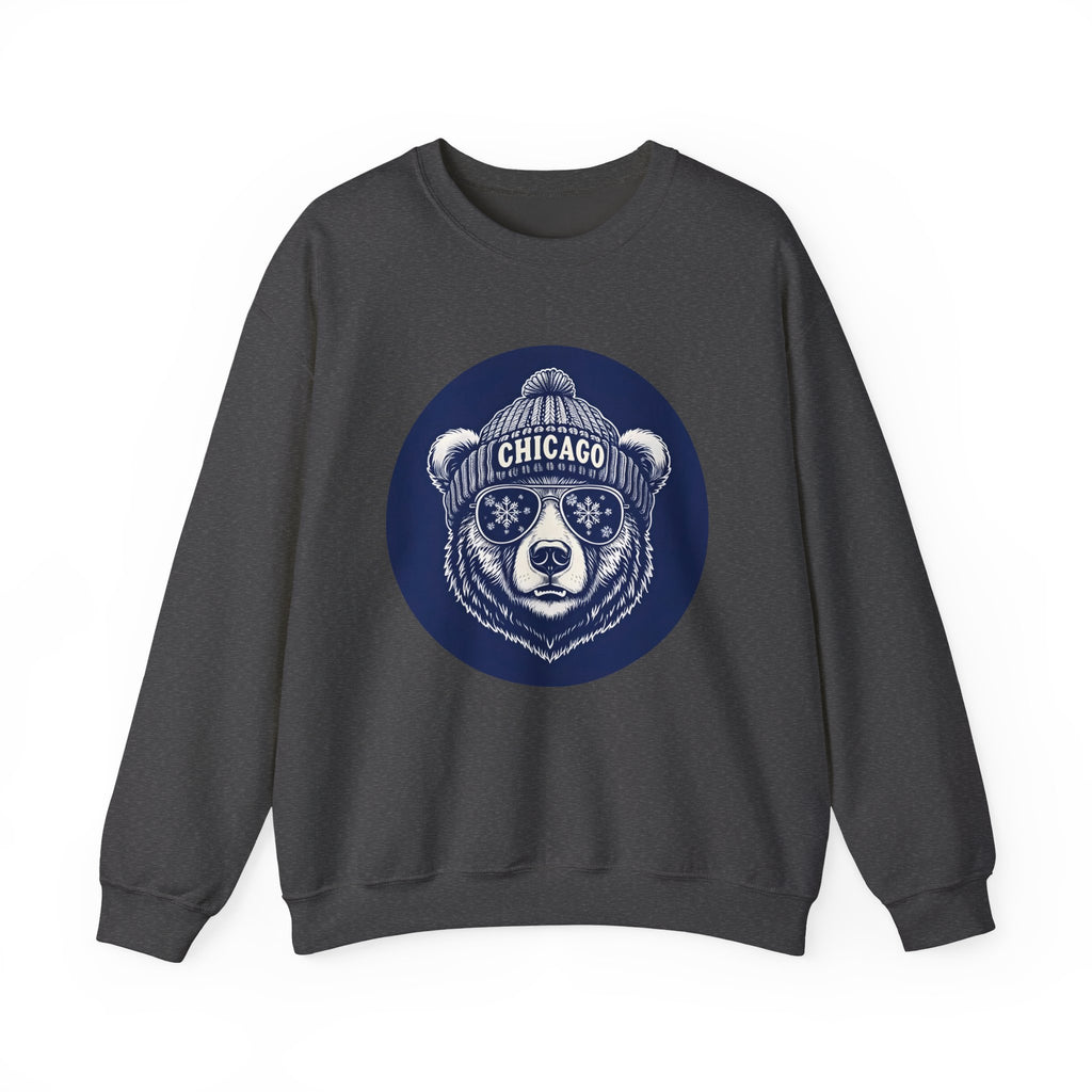Sporty Soul. Unisex, Crew Neck, Medium Weight, Graphic Sweatshirt. Retro Winter Beanie Bear.