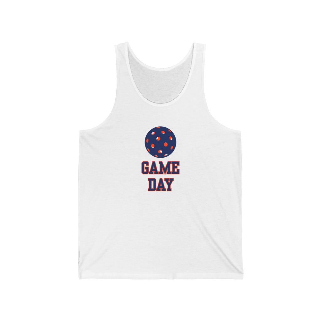 Pickleball. Unisex Jersey Tank.  Game Day.