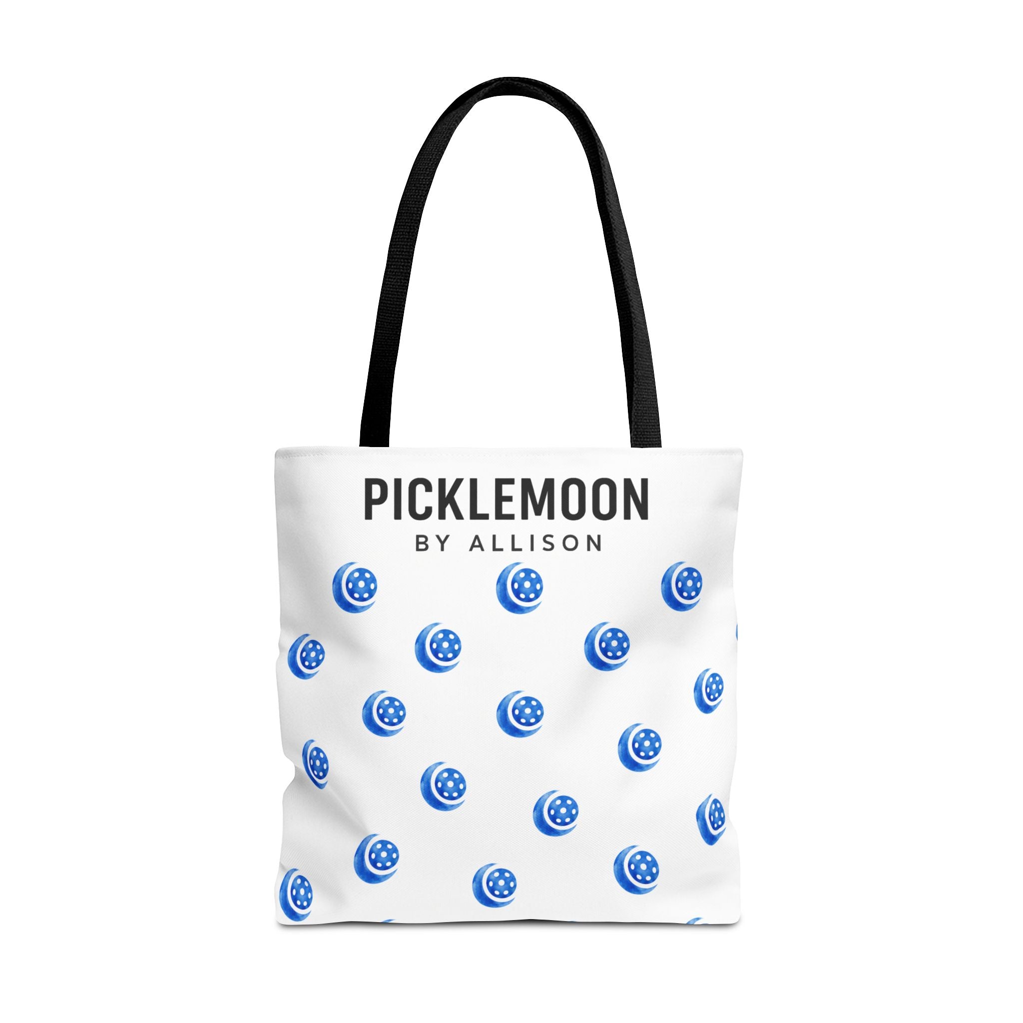 Picklemoon Pattern Tote Bag — Blue Moon Logo All-Over Print Tote