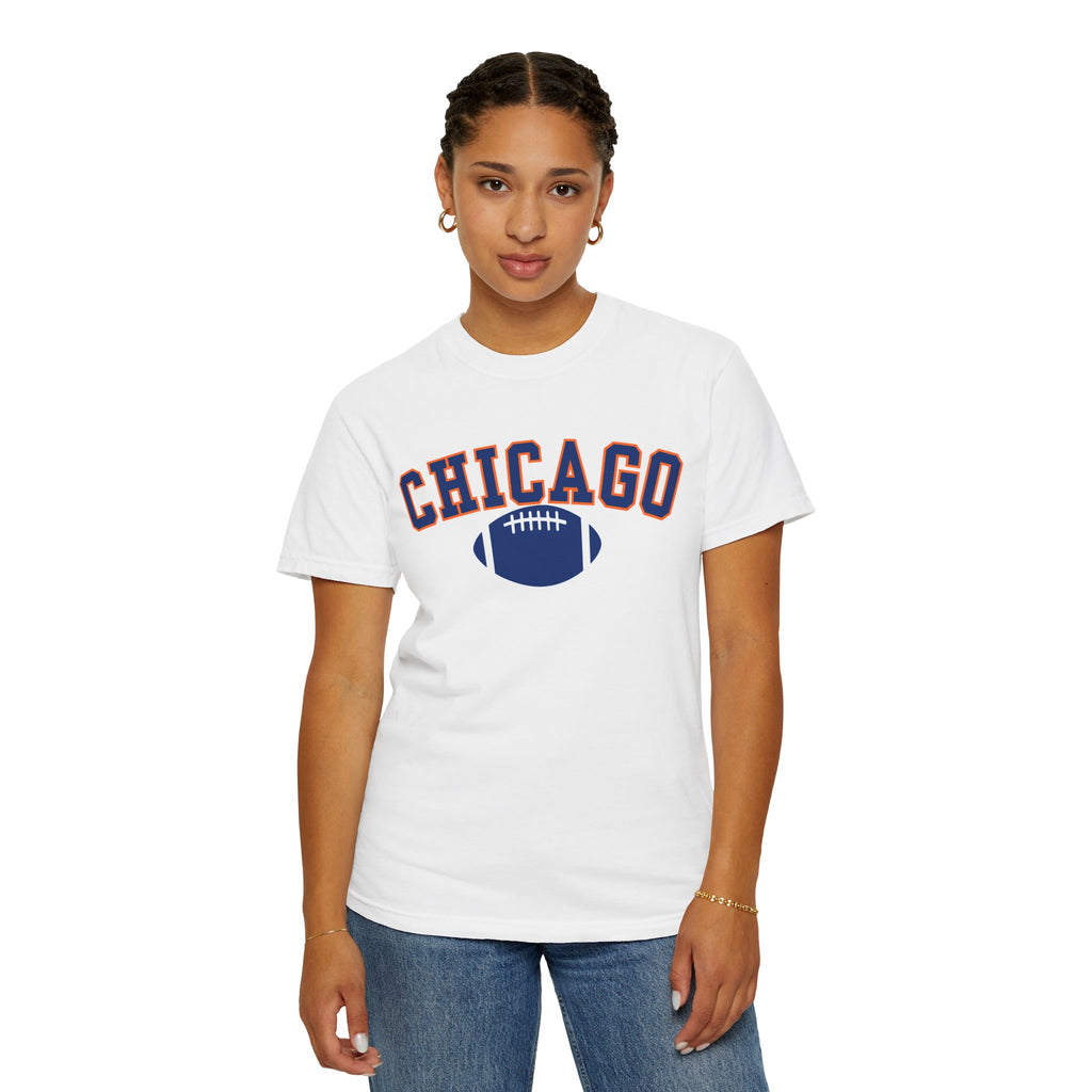 Sporty Soul. Unisex, Garment-Dyed, Crew Neck, Short Sleeve, Graphic T-Shirt. Chicago.