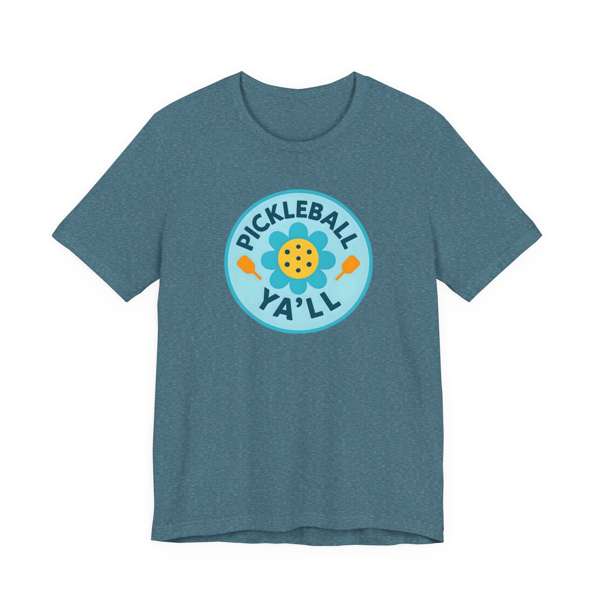 Pickleball. Unisex, Crew Neck, Short Sleeve, Graphic T-Shirt. Pickleball Y'all.