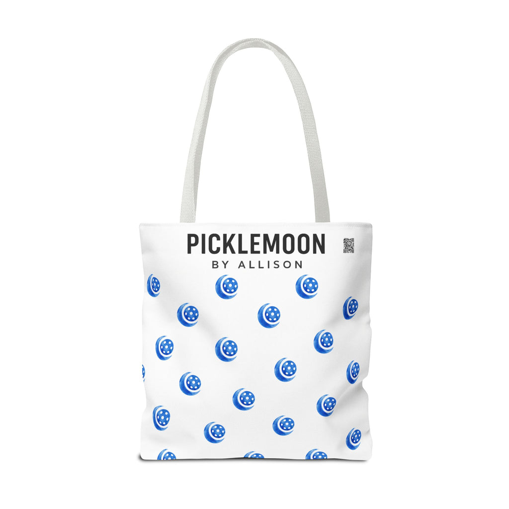 Picklemoon Pattern Tote Bag — Blue Moon Logo All-Over Print Tote