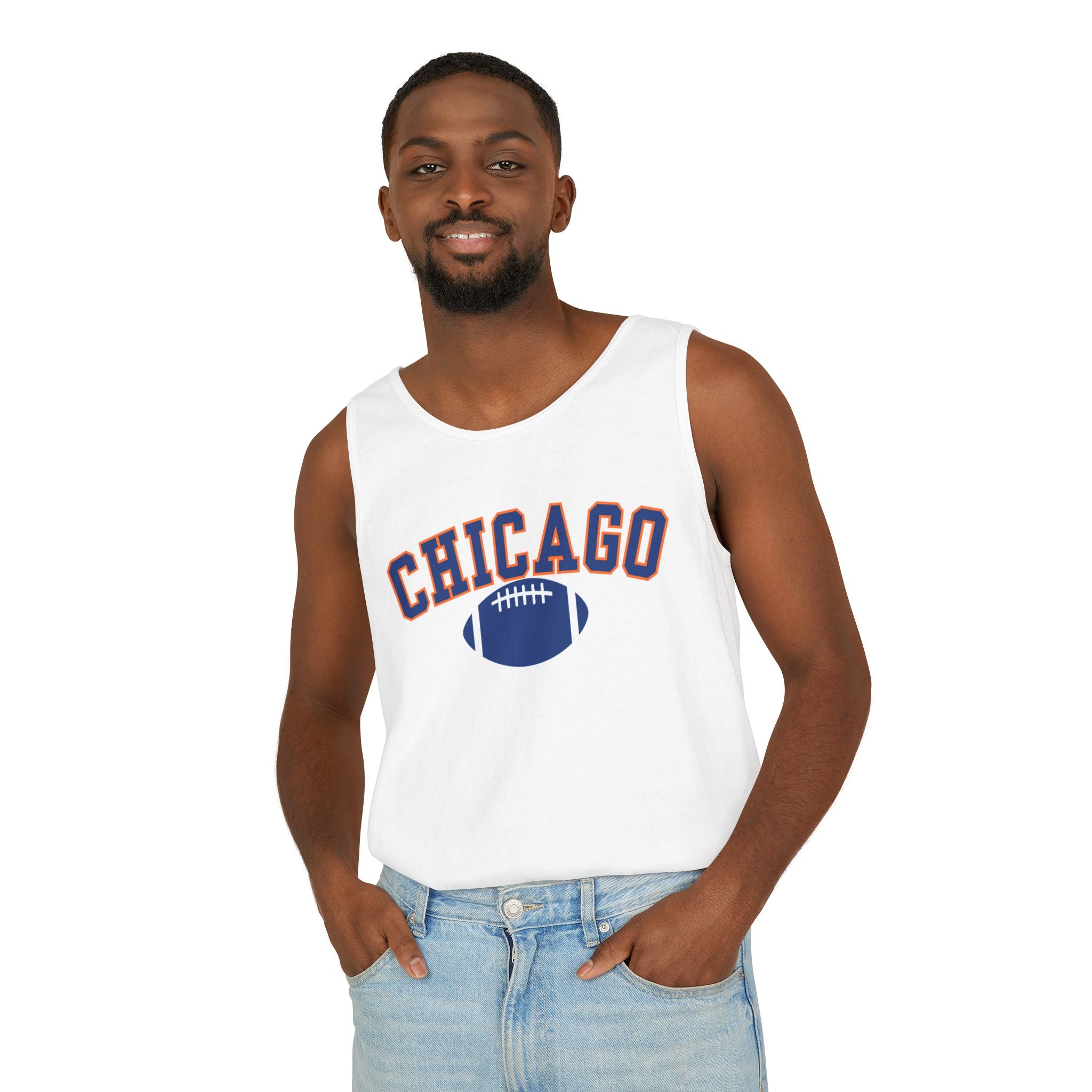 Sporty Soul. Unisex, Lightweight, Cotton, Graphic Tank. Chicago.