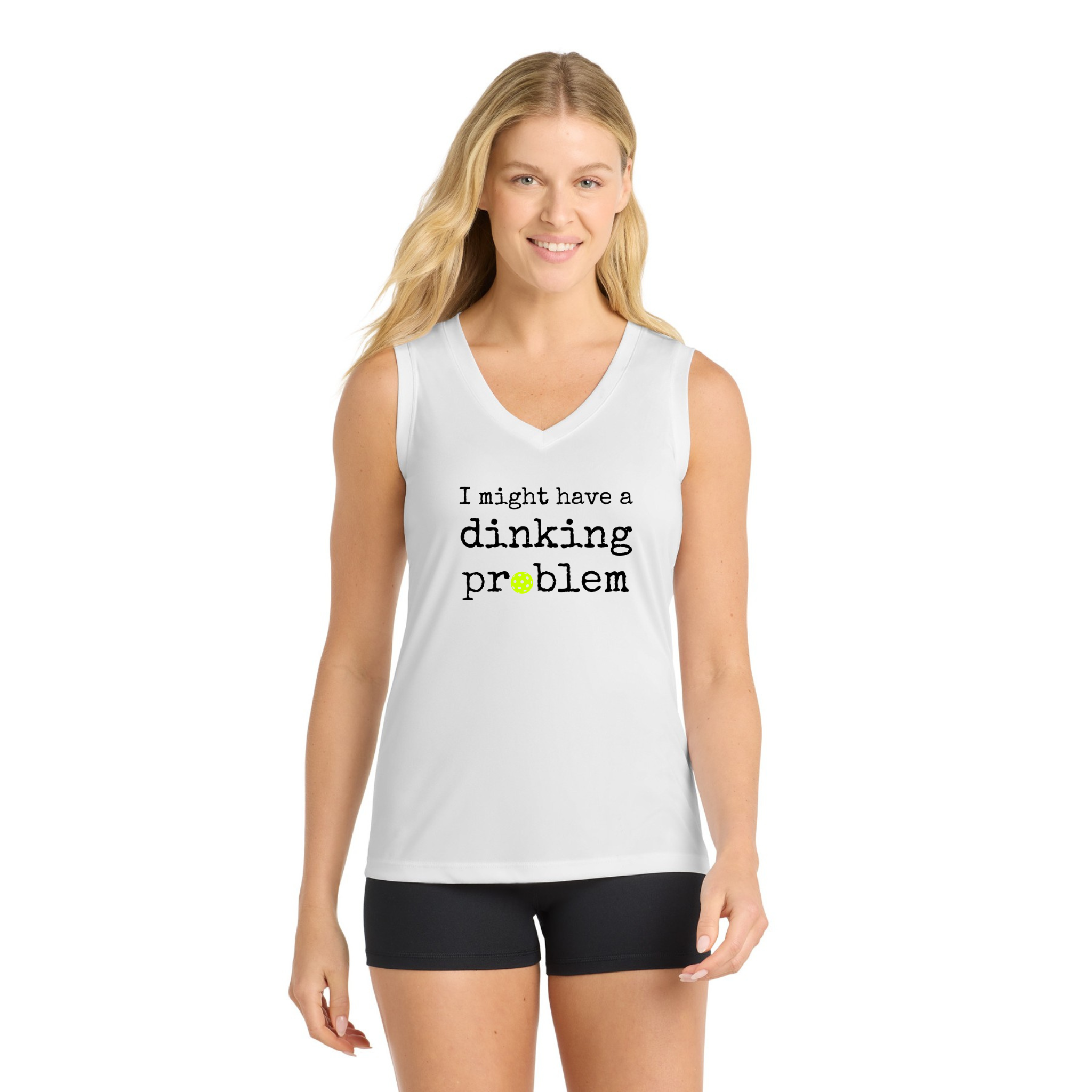 A New Pickleball Dryfit. Ladies Athletic Tank – Lightweight Pickleball Performance Top | Sleeveless Activewear