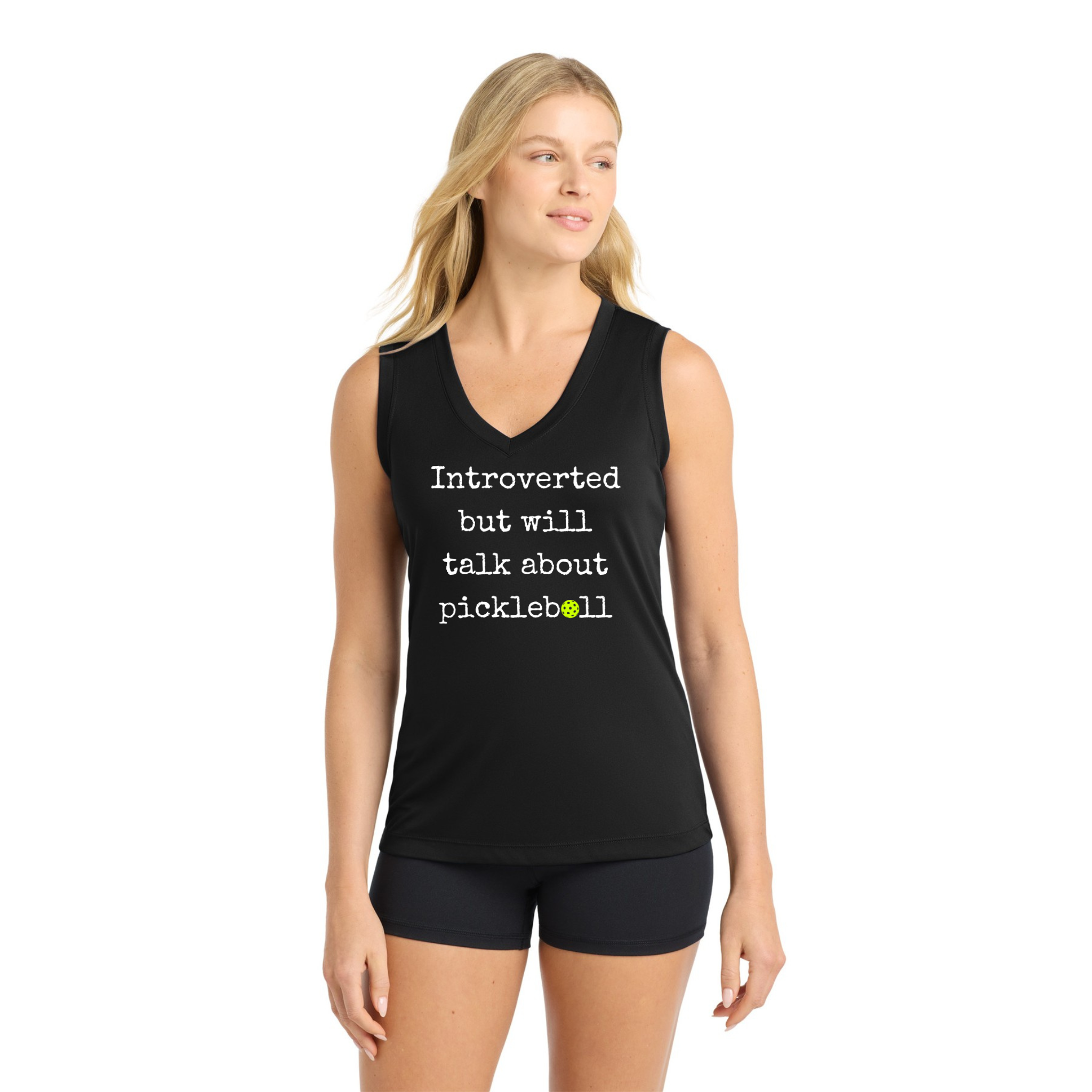 A New Pickleball Dryfit. Ladies Athletic Tank – Lightweight Pickleball Performance Top | Sleeveless Activewear