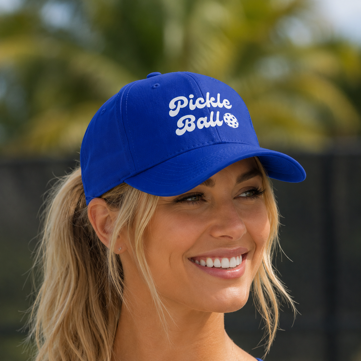 Pickleball. Low Profile Baseball Cap. Pickleball. 6 Colors to Choose From.