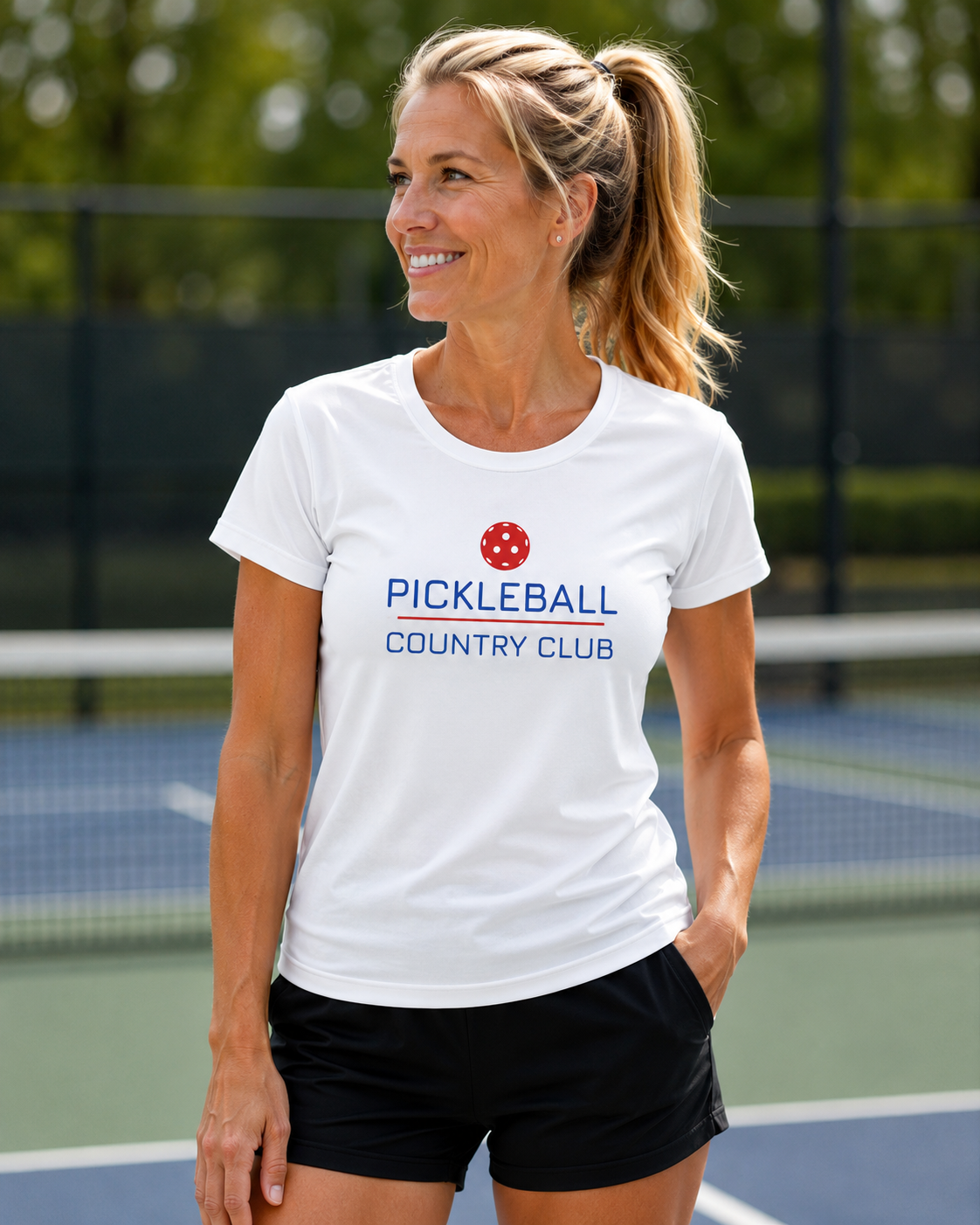 A new Pickleball Dryfit. Women’s Athletic Tank – Lightweight Pickleball Performance Top | Sleeveless Activewear. Pickleball Country Club.