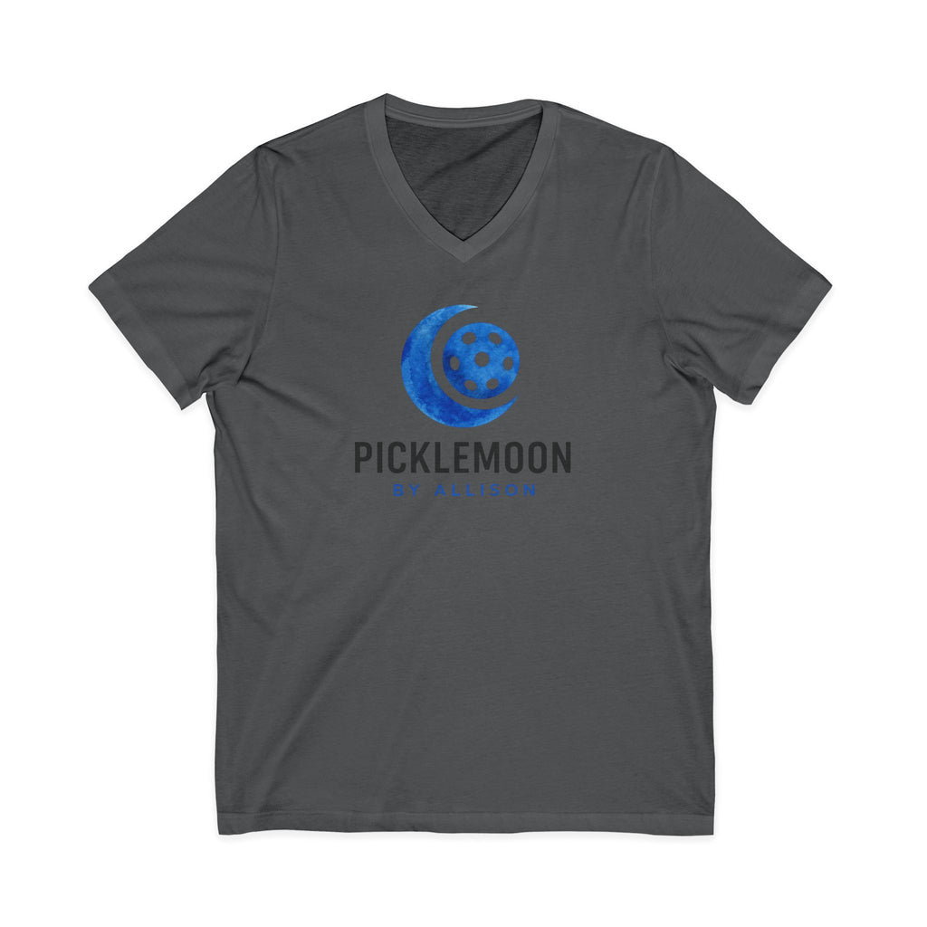 Picklemoon SWAG. Unisex, V-Neck, Short Sleeve, Graphic T-Shirt. Picklemoon by Allison.