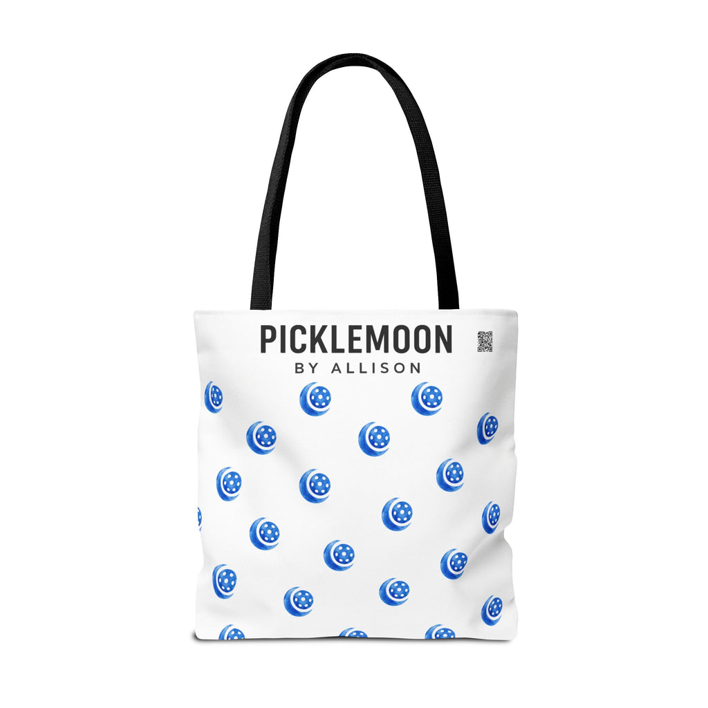 Picklemoon Pattern Tote Bag — Blue Moon Logo All-Over Print Tote