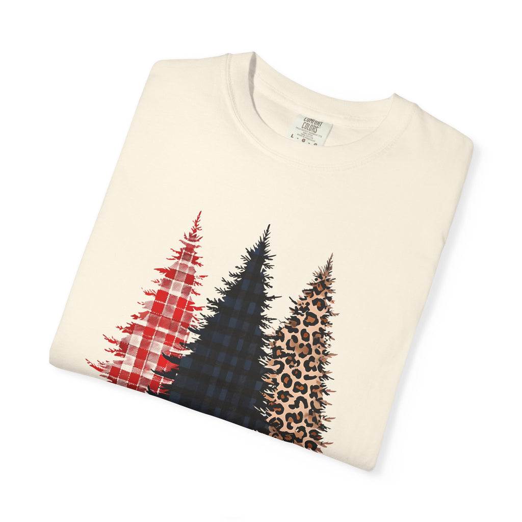 Holiday Moon. Unisex, Crew Neck, Short Sleeve, Graphic T-Shirt. Merry Christmas.