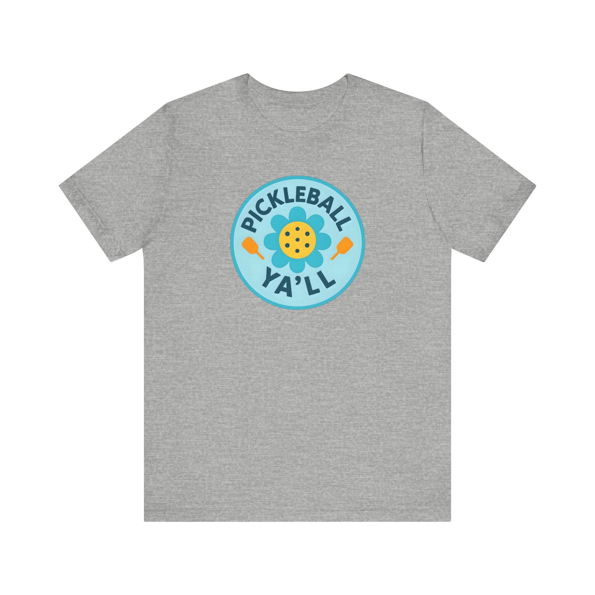 Pickleball. Unisex, Crew Neck, Short Sleeve, Graphic T-Shirt. Pickleball Y'all.