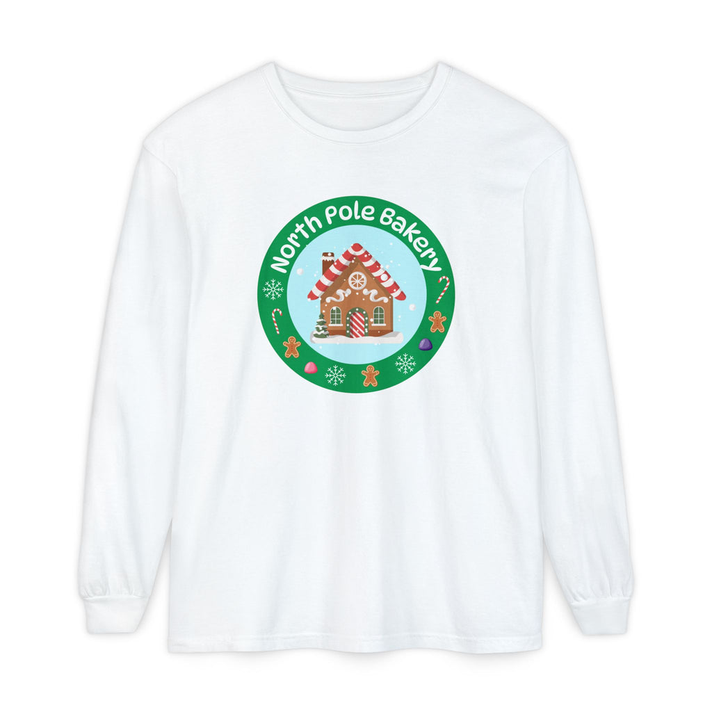 Holiday Moon. Unisex, Crew Neck, Long Sleeve, Graphic T-Shirt. Flavia Family.