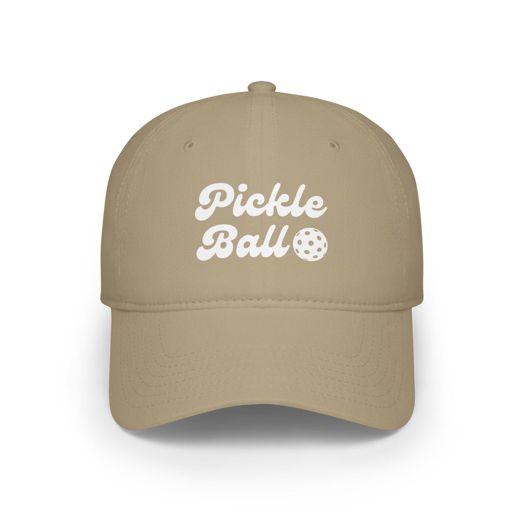 Pickleball. Low Profile Baseball Cap. Pickleball.