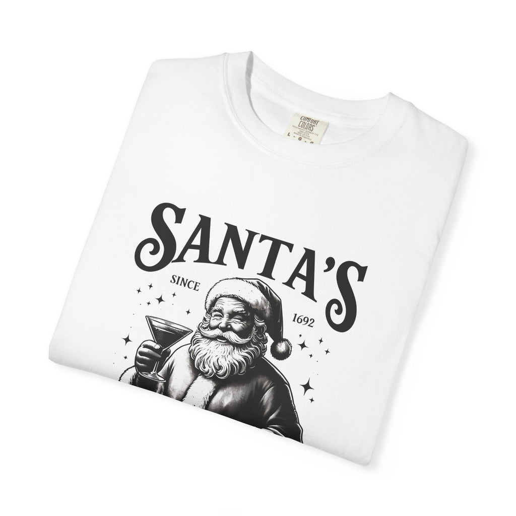 Holiday Moon. Unisex, Crew Neck, Short Sleeve, Graphic T-Shirt. Santa's Cocktail Club.