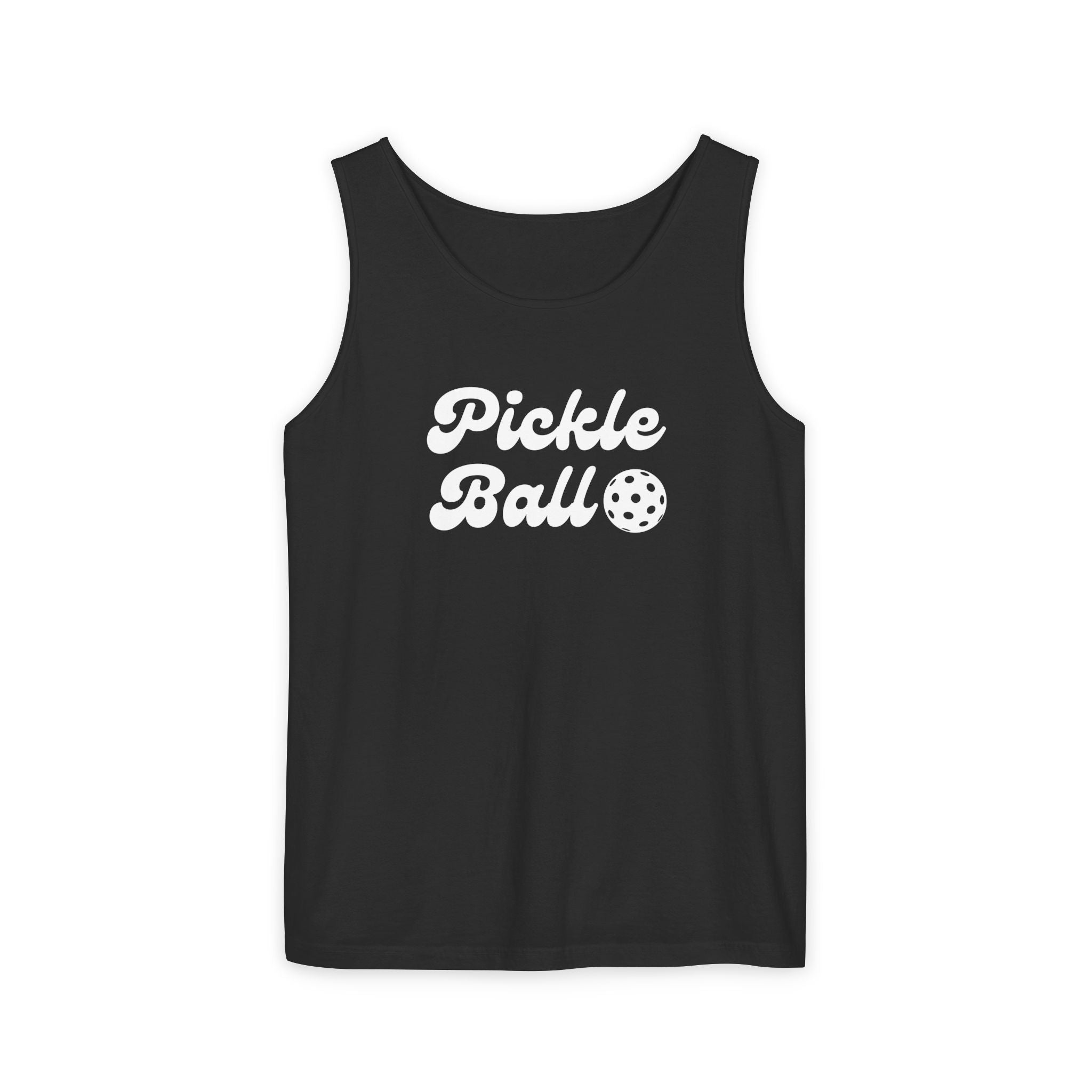 Pickleball. Unisex, Lightweight, Cotton, Graphic Tank. Pickleball.