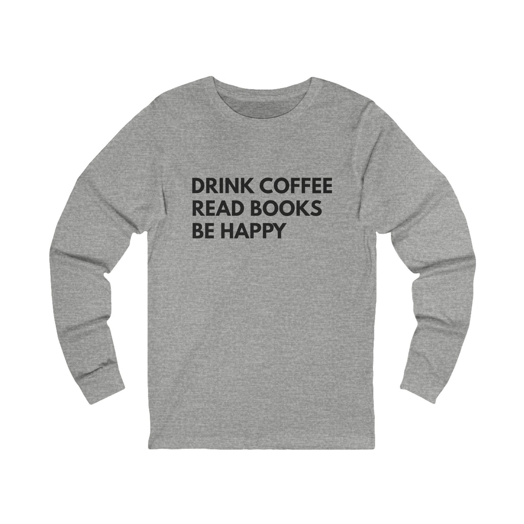 Teacher Magic. Unisex, Crew Neck, Long Sleeve, Graphic T-Shirt. Coffee. Read. Happy.